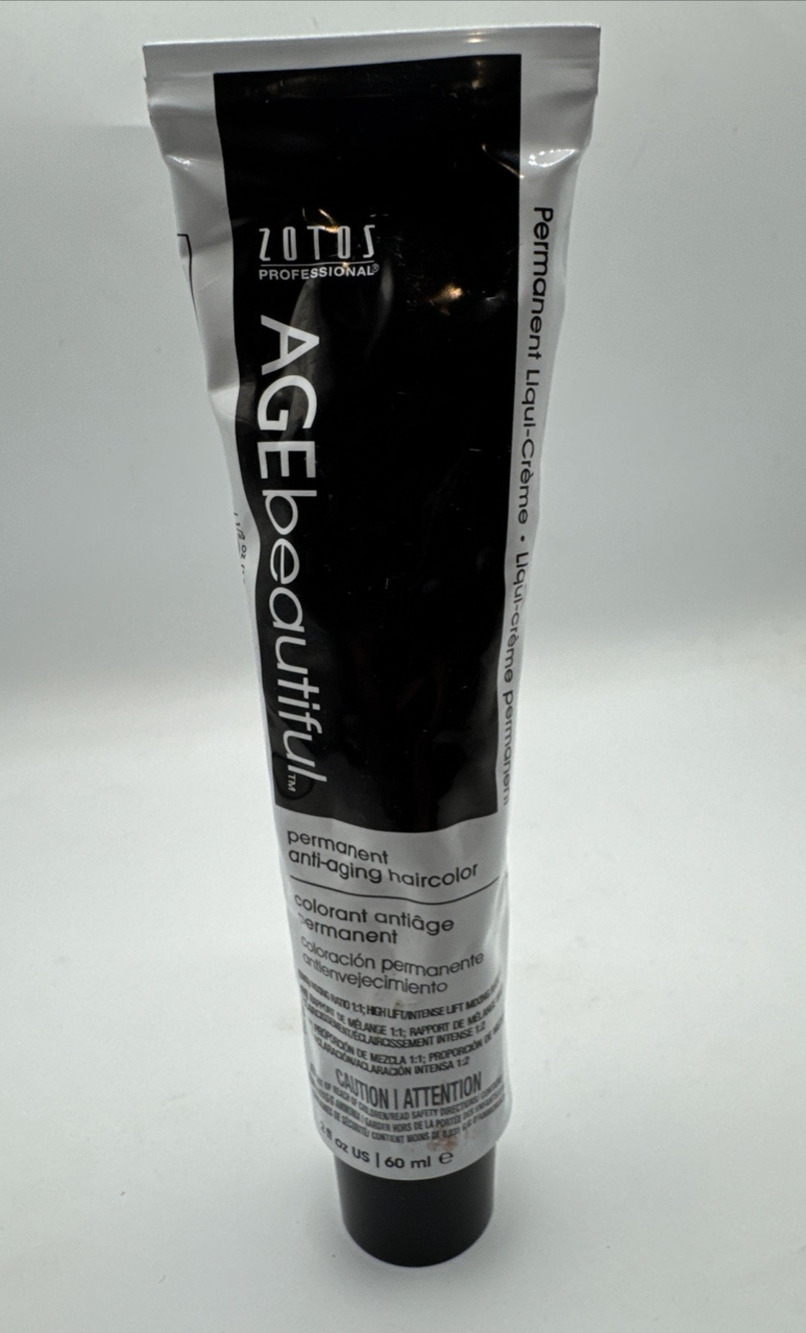 Zotos Age Beautiful Permanent Liquid Cream 2oz Hair Color Dye #3B Dark Blue